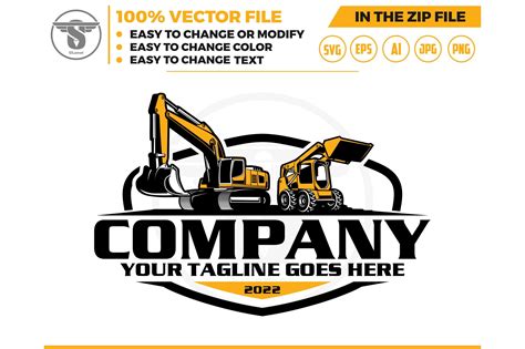 a mini excavator logo|free excavator logo maker.